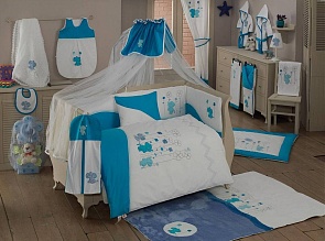 Балдахин серии Elephant 150 х 450 см, Blue (Kidboo, 00-0010544 _Blue)